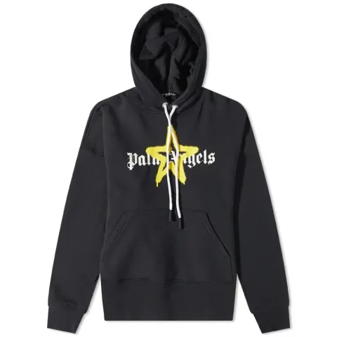 Star Sprayed Logo Popover Hoodie