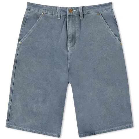 Washed Canvas Work Shorts