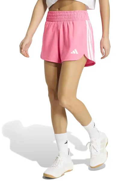 Adidas Pacer Woven High Waisted Gym Shorts
