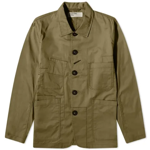 Fine Twill Patched Bakers Jacket