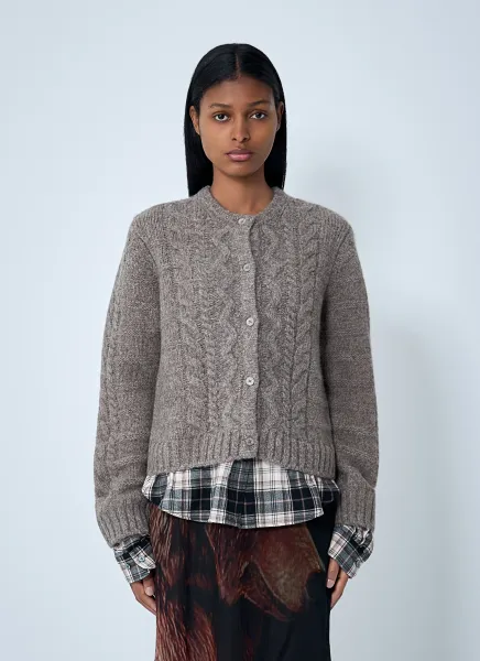 Cable Knit Cardigan