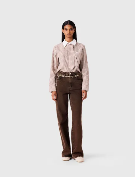 Maje Bootcut jeans with chain