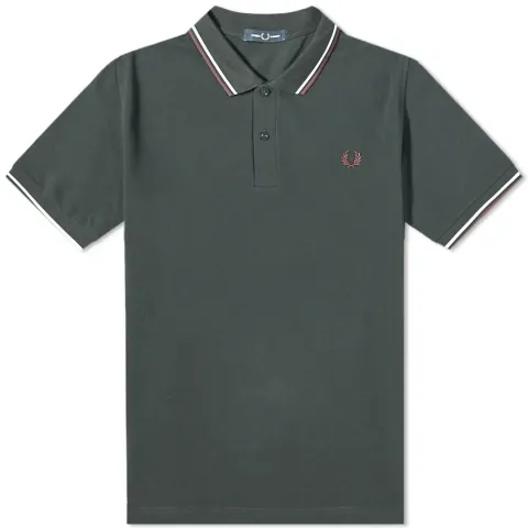Authentic Slim Fit Twin Tipped Polo