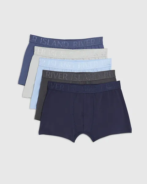 River Island Ri Jacquard Pack Of 5 Trunks