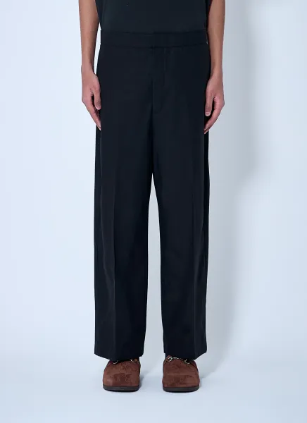 Cotton Poplin Pants