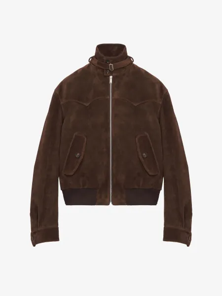 Suede Blouson