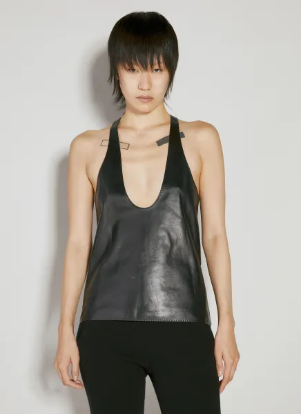 Leather Tank Top