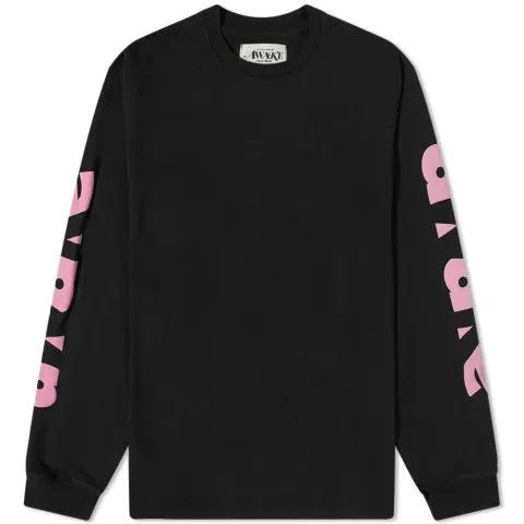 Long Sleeve Block Out Logo T-Shirt