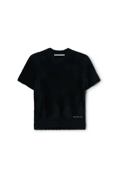 TEXTURED CHENILLE CREWNECK PULLOVER