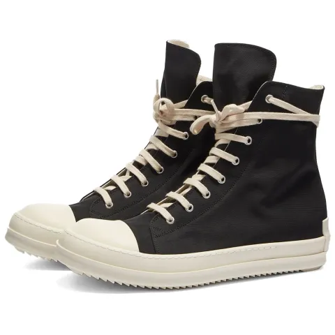 DRKSHDW Sneaks Cotton Nylon LOGO Hi Top Sneaker