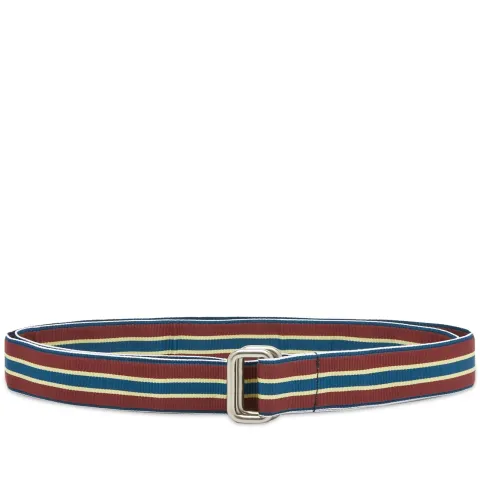 Grosgrain Tape Double Ring Belt