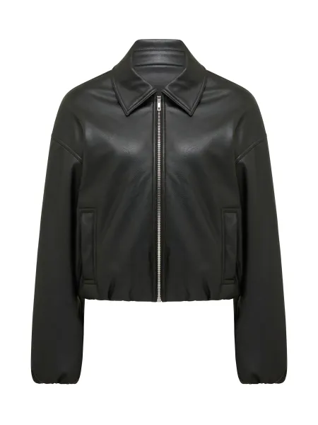 Mattie Cropped Bomber Jacket