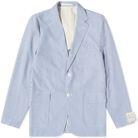 3 Button Seersucker Blazer