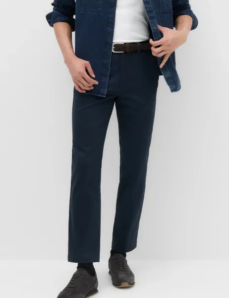 Marks & Spencer Regular Fit Twill Chinos Navy