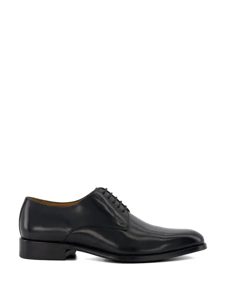 Dune London Premium Leather Sole Derby Shoe Black