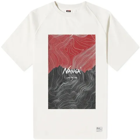 Eco Hybrid Contour Map Logo T-Shirt