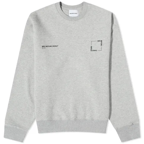 Square Logo Crew Sweatshirt