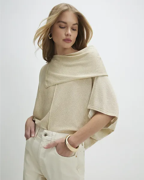 River Island Knitted Cape Jumper
