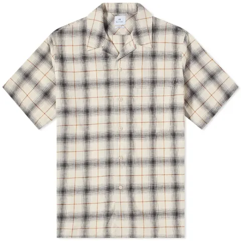 Checked Linen Vacation Shirt