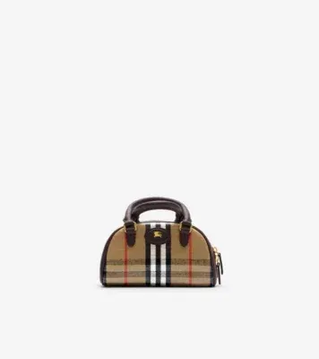 Mini Highlands Bowling Bag​ in Sand beige