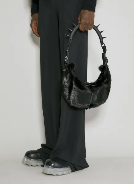 Half Moon Spike Shoulder Bag
