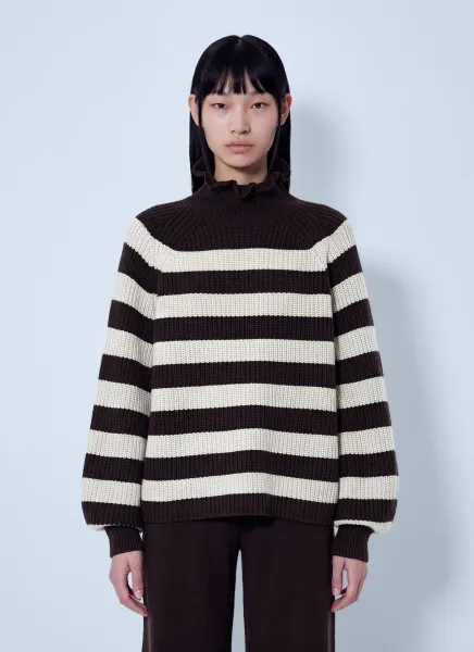 Max Mara Ribbed Stripe Knit Sweater