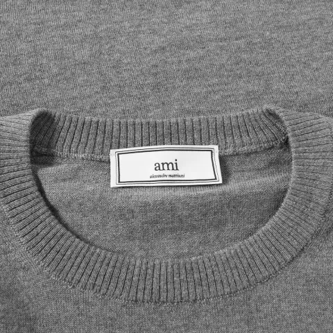 AMI Heart Logo Crew Knit