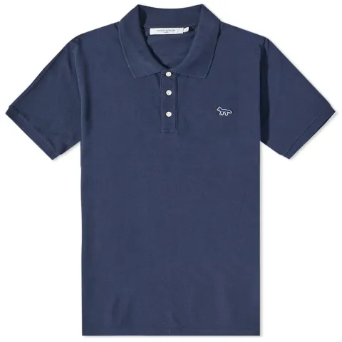 Navy Fox Patch Classic Polo