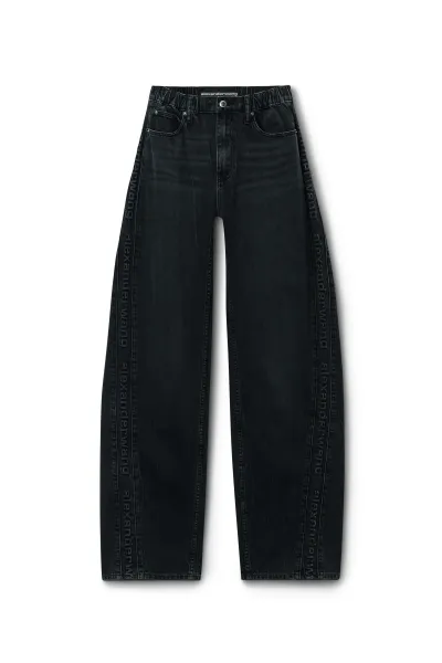Logo Embossed Ballon Jogger Pant in Cotton