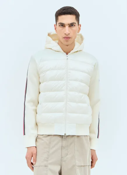 Padded Zip-Up Cardigan