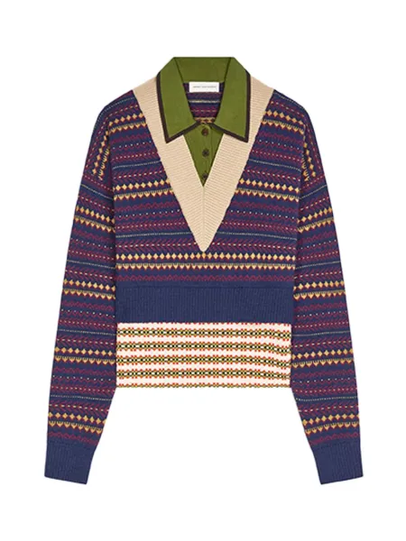 Dries Van Noten Boxy Jumper Navy