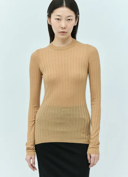 Ribbed Wool Sweater