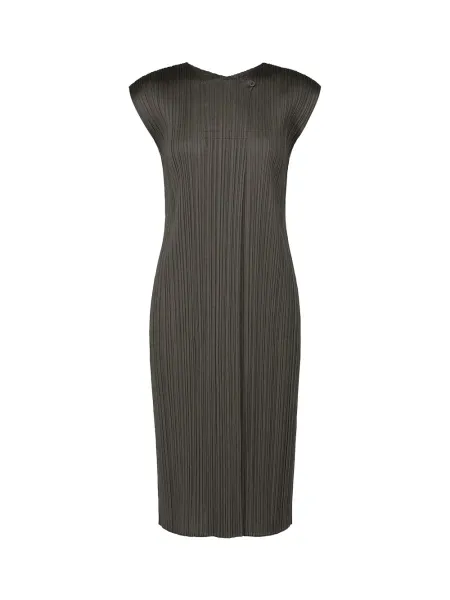 Pleats Please Monthly Colors June Dress Charcoal