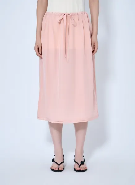 Fluid Silk Skirt