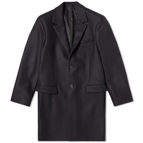 AMI Two Button Overcoat
