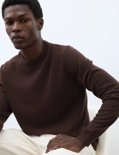 Autograph Pure Cashmere Crew Neck Jumper Teak