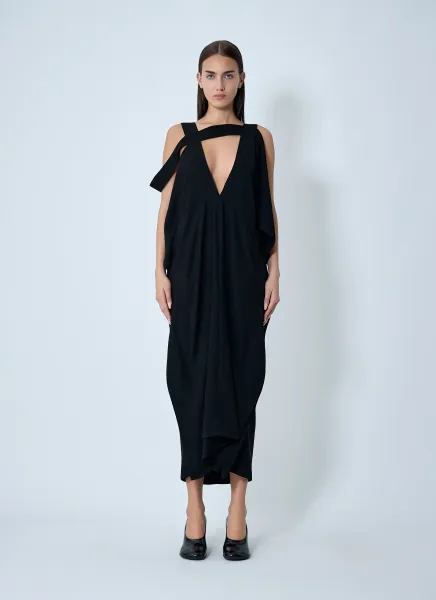 Draped Maxi Dress