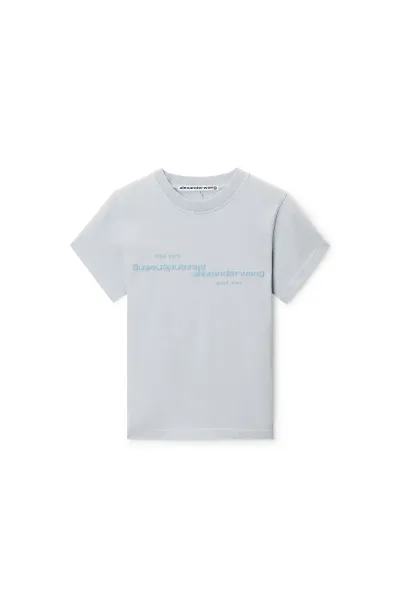 MIRRORED LOGO TEE
