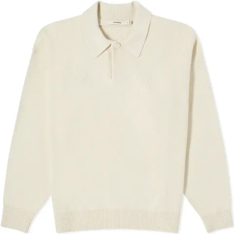 Recycled Cashmere Polo Sweater