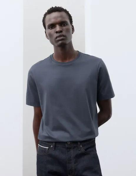Autograph Pure Supima Cotton Performance Crew Neck T-shirt Nightshade