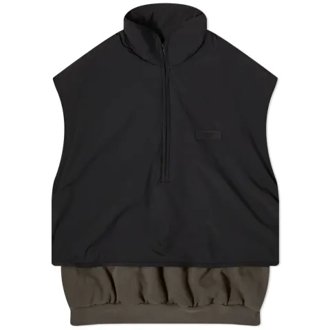Spring Nylon Fleece Mockneck Vest