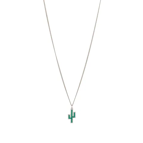 Cactus Pendant Necklace