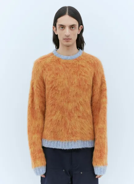 Marled Alpaca Crewneck Sweater