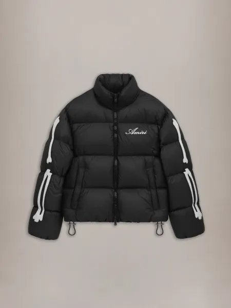 BONES DOWN JACKET - Black