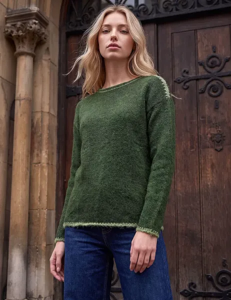 Roman Jumper Khaki Mix
