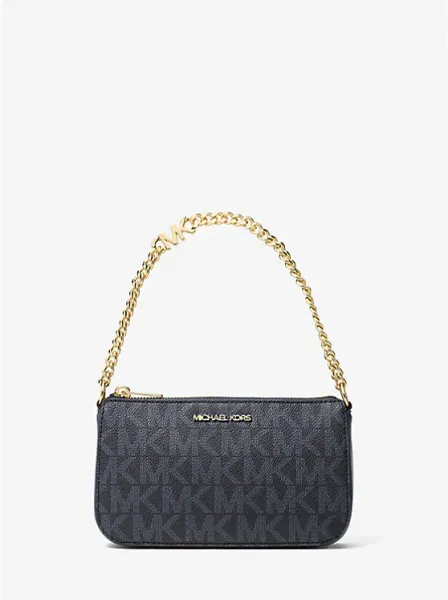 Michael Kors Jet Set Small Signature Logo Chain Pochette