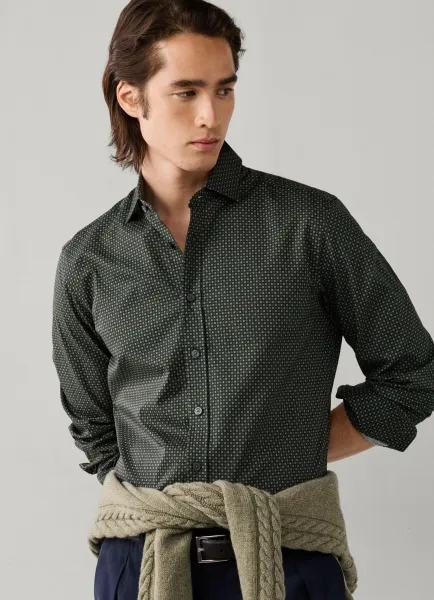 Hackett Tailored Fit Foulard Print Shirt