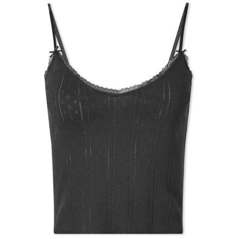 Pointelle Cami Vest