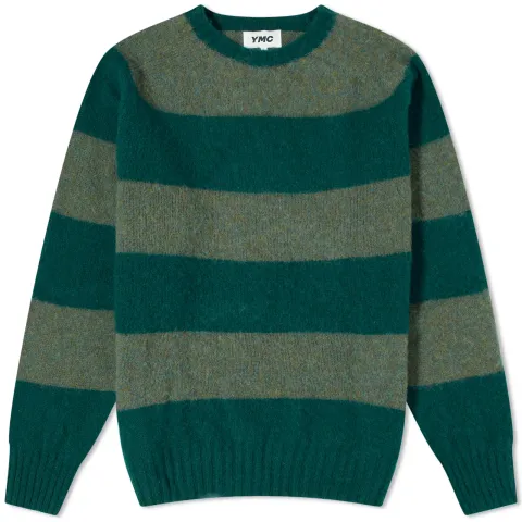 Suedehead Stripe Crew Knit