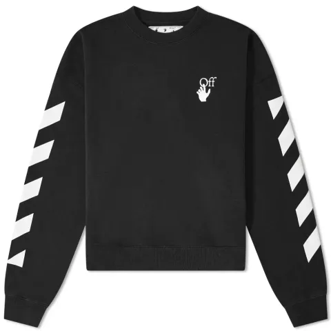 Diagonal Agreement Oversized Crew Sweat